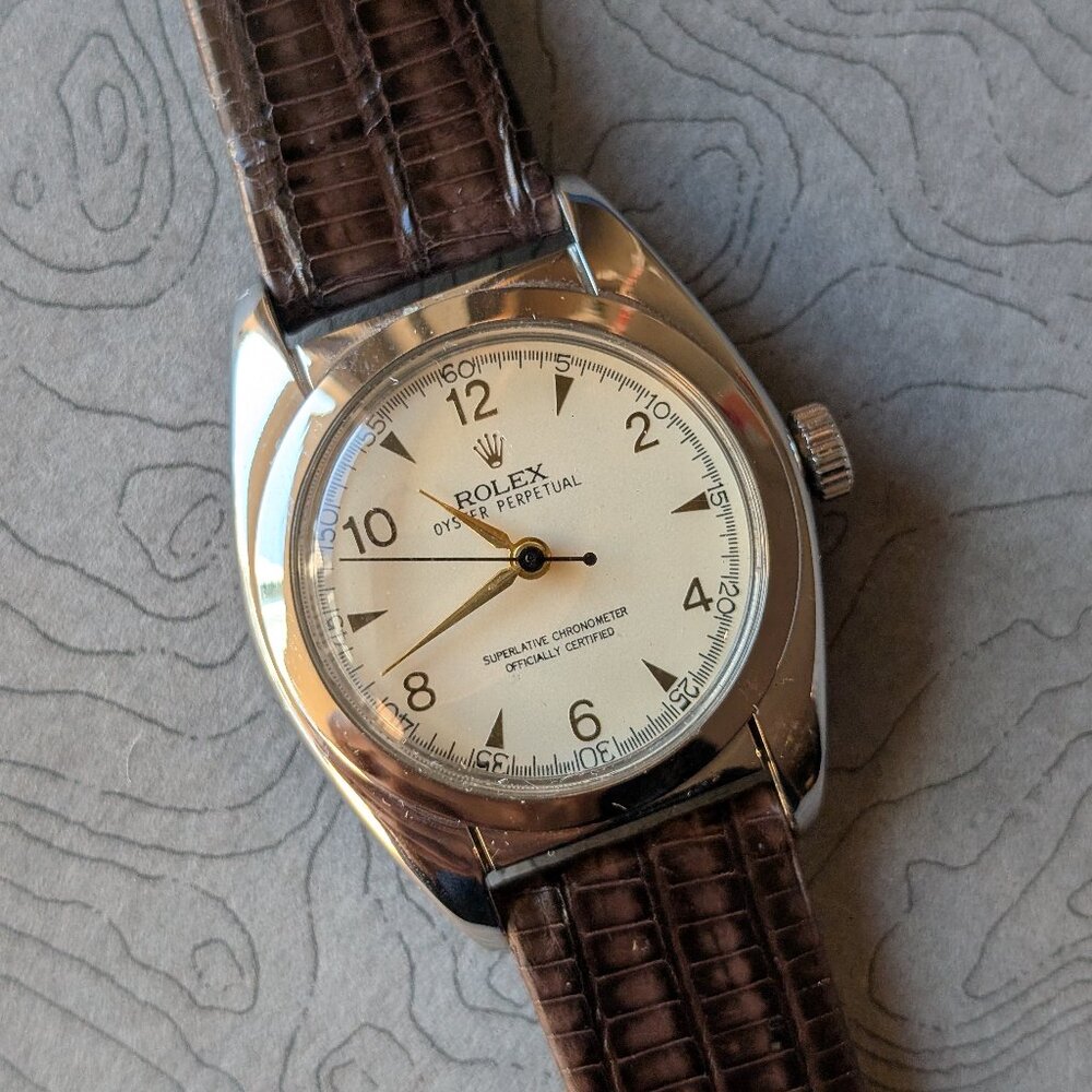Rolex Bubbleback Ref 5015 Oyster Perpetual Vintage Watch